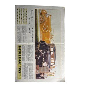 Antique 1933 Saturday evening Post Pontiac Advertisement